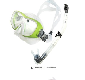 Vdive CE-Zertifizierte Wasserdichte Anti-Beschlag-Taucherbrille mit geringem Volumen, Schnorchelset, gehärtete Glaslinsen, Flüssigsilikonkautschuk - Product Image 5
