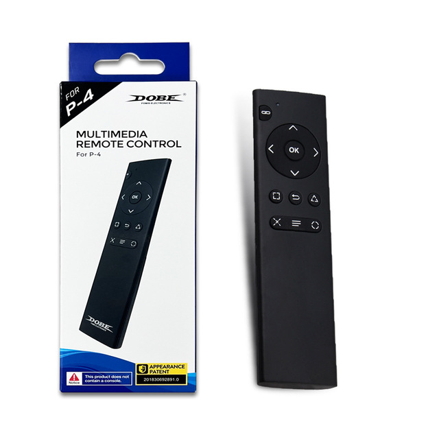 TP4-018 Wireless Multimedia Smart Remote for PS4 Multifunctional Game Console 2.4G Wireless Media Remote Control for PS4