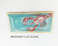 Assiettes de présentation en verre coloré pour mariage et décoration intérieure