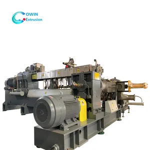 Nanjing Plastic Two Stage Compounding Extruder to Process PVC Plastic Pellets
