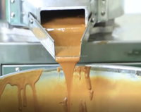 Petite machine électrique commerciale pour la fabrication de tahini, de sauce au cacao, de noix, de sésame, de beurre d'arachide