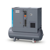 Atlas-Copco G3 230V/1Ph Compresseur d'air rotatif à vis à injection d'huile 3kW 8bar/10bar 13.42/11.65cfm 0.38/0.33m ³/min 50Hz Sécheur et réservoir