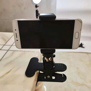 <b>Gimbal</b> Clamp Black 9.2cm H 11cm W 7.2cm Jaw Width Clamp Mount For Desk Studio Lighting Stand - Product Image 3