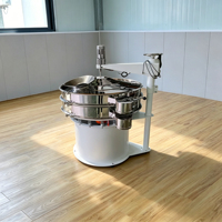 Tamiseur à haute efficacité avec moteur vibrant vertical pour la séparation de la poudre de cacao et de chocolat, en acier inoxydable, 1 à 3 couches