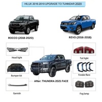 Kit de carrosserie KLT Pick Accessoire pour Hilux Revo Rocco 2016-2019, mise à niveau vers Tundra 2020 2021