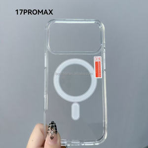 Funda de teléfono magnética transparente de rango medio para iPhone 17 Pro <span class=keywords><strong>Max</strong></span> con caja de embalaje cargador inalámbrico funda transparente para Apple 17 <span class=keywords><strong>air</strong></span> - Product Image 5
