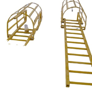 บันไดไฟเบอร์กลาส FRP กรงบันไดแพลตฟอร์มไฟเบอร์กลาสความแข็งแรงสูง - Product Image 4