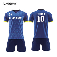 Uniforme de Fútbol Personalizado con Logotipo, Conjunto Completo de Camiseta y Pantalones para Equipo, Ropa Deportiva para Hombre, Traje de Entrenamiento