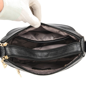 Sac à bandoulière pour femme en cuir PU souple, grande capacité, multi-compartiments, sac à main de marque pour femme, vente chaude - Product Image 5