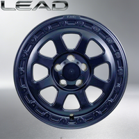 Velg Beadlock Aluminium Alloy Forged Custom Baru dengan Lapisan Powder Coating Matte Black 25mm 16-24" Off-Road Universal Fitment Cekung