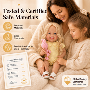 BAkwbwBY Muñeca <span class=keywords><strong>Reborn</strong></span> de Silicona Completa de 22 Pulgadas, Niña con Cabello Largo y Rizado, Mono Amarillo con Volantes, Muñeca Realista para Terapia y Colección de Muñecas - Product Image 3