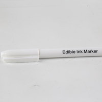 Vente d'usine divers Mini colorants alimentaires largement utilisés marqueurs comestibles cadeau 6mm stylo de peinture noir plat effaçable à sec et effaçable à l'eau double pointes