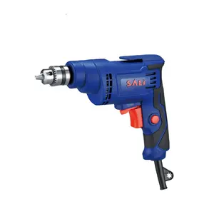 SALI 220-240V mini power drills tool 6.5mm Chuck Drill with electric cord Wood Steel Hand Drilling tools set