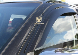2012-2014 extérieur Voiture Pluie Bouclier Acrylique Fenêtre Pare-Soleil Pour Hilux Vigo Champion Accessoires - Product Image 5