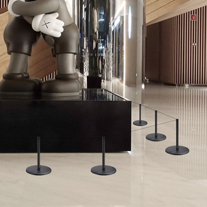 Barrière de circulation en acier inoxydable, poteaux de contrôle de foule pour événements, gestionnaire de file d'attente, corde et poteau, vente chaude - Product Image 2
