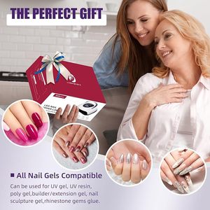 Lámpara UV LED para Uñas de 220W con 57 Lámparas LED, Sensor Automático, 4 Ajustes de Temporizador, Pantalla Táctil LCD, Material Plástico para Esmalte de Gel - Product Image 6