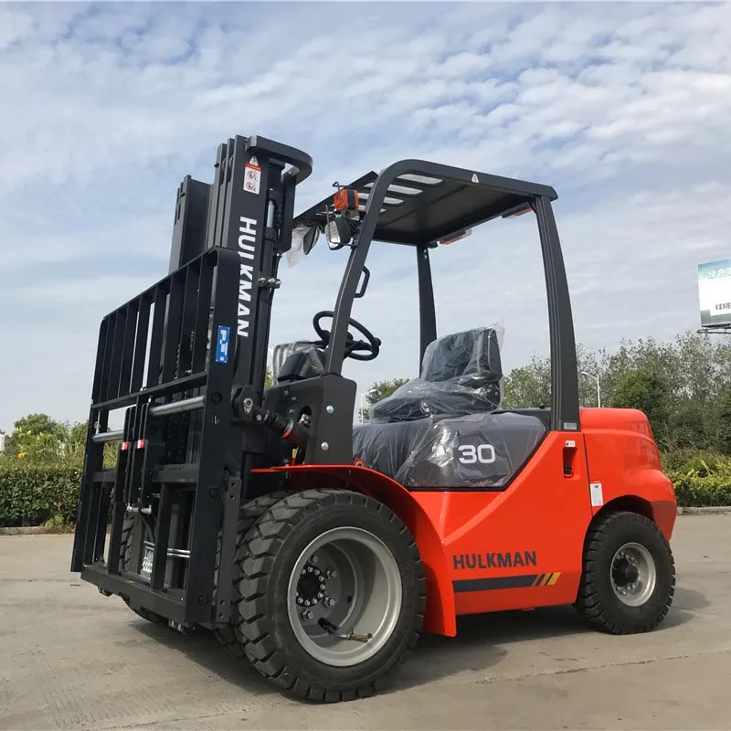 front double tires 3.0Ton diesel forklift truck