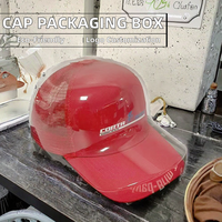 Scatola per Imballaggio Cappelli in Plastica Personalizzata all'Ingrosso, Espositore Blister in Cartone per Cappelli, Confezione da Collezione