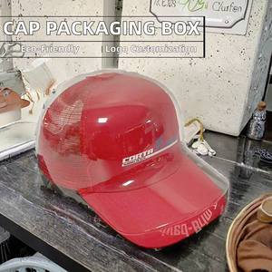 Bán buôn tùy chỉnh mũ nhựa trường hợp bao bì hộp nóng bán thẻ giấy hat vỏ sò hiển thị vỉ thu thập bao bì - Product Image 2