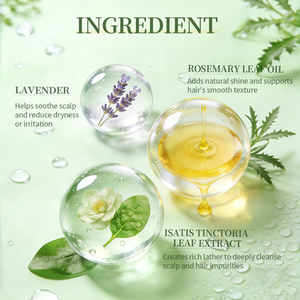 Shampoo hydratant GreenlemDeep pour cheveux secs et abîmés, nettoyage doux du cuir chevelu, fini doux, brillant et lisse - Product Image 6