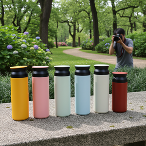Tasse à café isolée de style coréen <span class=keywords><strong>japonais</strong></span> Kintos de 12oz 17oz, gobelet de voyage en acier inoxydable - Product Image 3