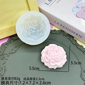 <span class=keywords><strong>Moule</strong></span> en gel de silicone pour décoration de gâteau DIY <span class=keywords><strong>moule</strong></span> à <span class=keywords><strong>chocolat</strong></span> à fleur de pivoine fait à la main pour outils de gâteau - Product Image 5