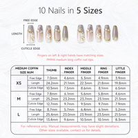 Lot de 10 faux ongles de luxe 3D faits main en PMMA à couverture complète, effet œil de chat, avec paillettes et breloques diamantées