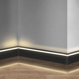 <span class=keywords><strong>Plinthe</strong></span> LED Moderne Étanche en Alliage d'Aluminium pour Hôtels – Profilés Lumineux en Aluminium - Product Image 6