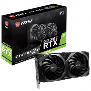 การ์ดจอ MSI RTX 3060 Ti VENTUS 2X OC 8G สำหรับเล่นเกม พร้อมดีไซน์ระบายความร้อนแบบพัดลมคู่ GPU MSI RTX3060Ti VENTUS 2X OC 8G Gami - Product Image 1