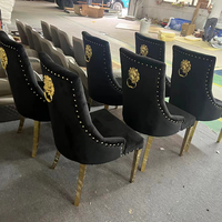 Kursi Makan Mewah Tradisional M-02 Furnitur Rumah Tangga yang Kokoh untuk Hotel Restoran Pesta