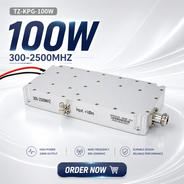 Customizable Modules 100W GAN Module 300-2500 MHz Power Amplifier Module RF Wireless Module