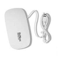 Mini lampe pour sécher le vernis à ongles avec câble USB, outil de Salon, petit Portable, LED UV, 6W, manucure, séchage, 2022