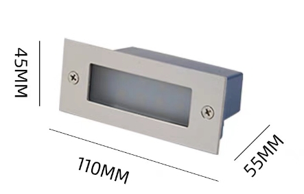 Model B,3W,cuthole size:102*38*50mm