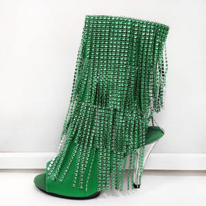 Костюм танцовщицы для стриптиза, 13 см, готический, для ночного клуба, полный комплект, женский, на платформе, больших размеров, для кроссдрессинга, сексуальный, модный - Product Image 3