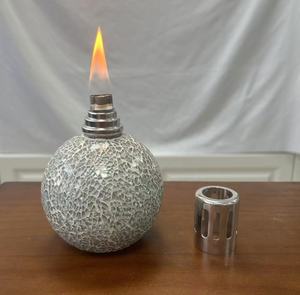 Quemador de Aromaterapia de Lujo Compatible con Aceite Lampe Berge, Lámpara de Aceite Catalítica de Mosaico de Vidrio, Incienso Chino Antiolor - Product Image 2