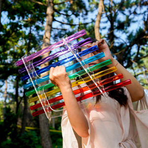 SUCCESS 8 Notes Clear Quartz Singing Harp dengan Nada Tinggi C dan Terapi Musik, Termasuk Tas Pembawa & Palu - Product Image 5