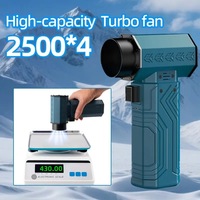 Ventilateur de sèche-linge turbo pour voiture, 180MPH/1,3 LB souffleur d'air de sèche-voiture de poussée 400W 40mm moteur sans balais, souffler 2 canettes de coke facilement