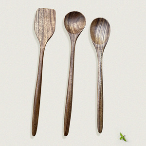 Wooden Spoon And Spatula Kit 8 Piece <b>Set</b> For Cooking Baking Serving Food Safe <b>Hand</b> <b>Wash</b> Only - Product Image 2