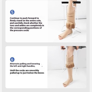 Dispositivo de asistencia para calcetines Lesiones en el embarazo Herramienta para vivir Fácil de quitar Kit de ayuda para calcetines Ayudante para calcetines - Product Image 5