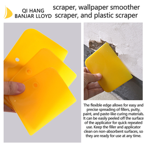 Petit ensemble de grattoirs en plastique 2/4/6 pouces, qualité industrielle, outils de nettoyage multifonctions légers, longueur de lame 18,5 cm, modèle P53 - Product Image 4