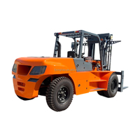 Chariot élévateur à fourche robuste avec positionneur de fourches, 12 tonnes, 15 tonnes, 16 tonnes, chariot élévateur à fourche diesel pour la manutention et le levage de conteneurs chargés de 20 pieds