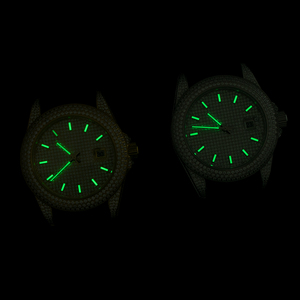 Orologio da polso personalizzato da <span class=keywords><strong>uomo</strong></span> alla moda stile Hip-hop alla moda Rapper con diamanti gioielli raffinati orologio meccanico impermeabile ghiacciato - Product Image 6