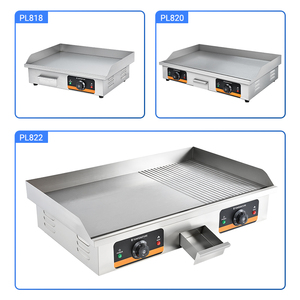 Plancha Eléctrica Comercial para <span class=keywords><strong>Restaurante</strong></span>, 4400W, Plancha de Sobremesa con Superficie Plana, Temperatura Ajustable, Acero Inoxidable - Product Image 6
