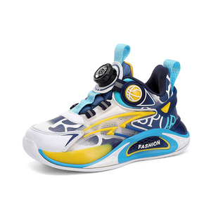 Cema Wholesale en Chine – Nouvelles baskets décontractées pour enfants 2025 – Chaussures de sport de basketball bleu marine pour enfants - Product Image 4