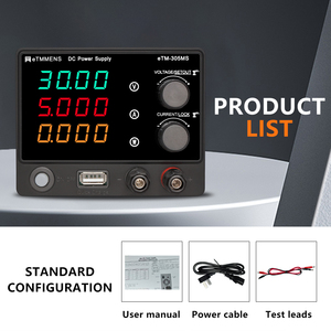 Fuente de Alimentación con Entrada de 220V, Salida Variable de 30V 5A, Regulable, Modelo de Laboratorio ETOMMENS-305MS, Pantalla LED de 4 Dígitos, 18W, USB Rápido - Product Image 6