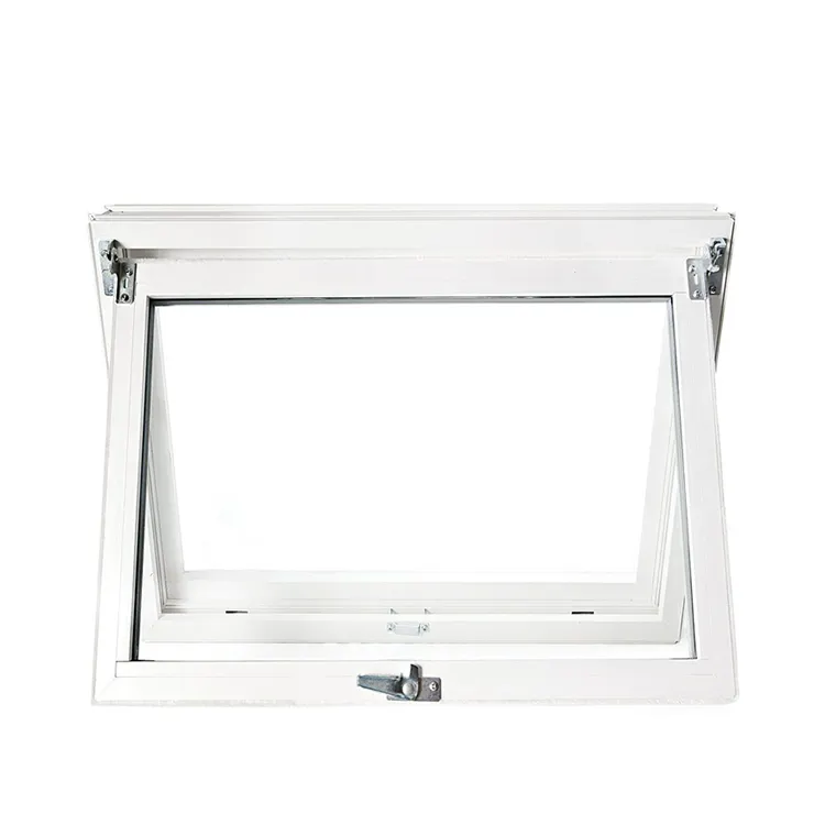Professionelle Australian Standard Doppel Verglaste Aluminium Top Hing Fenster Markise Windows Glas Doppel Hung Windows