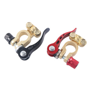 Quick Disconnect Brass <b>Terminal</b> Set For Car Battery Modification 1 Pair - Product Image 3