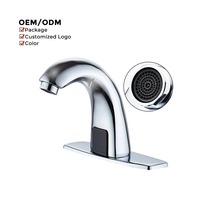 Robinet de salle de bain intelligent à capteur électronique moderne, vente directe usine, robinet à capteur unique pour lavabo