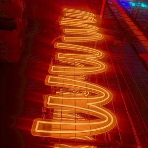 Insegna al Neon 'Sì, Siamo Aperti' - Luce al Neon <span class=keywords><strong>LED</strong></span> per Negozi, Insegna Pubblicitaria Personalizzata, Alimentazione USB 5V, Design Personalizzato, Impermeabile IPx4 - Product Image 1