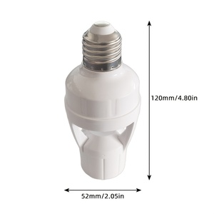 Capteur de mouvement infrarouge, support de lampe E27, détection du corps humain, base d'ampoule, installation facile - Product Image 6